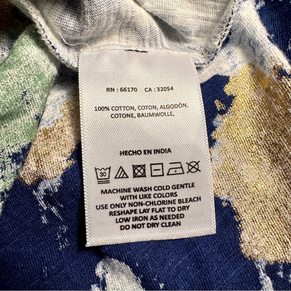Akemi + Kin Asymmetrical Paint Print Long Sleeve - Small - Picture 8 of 8